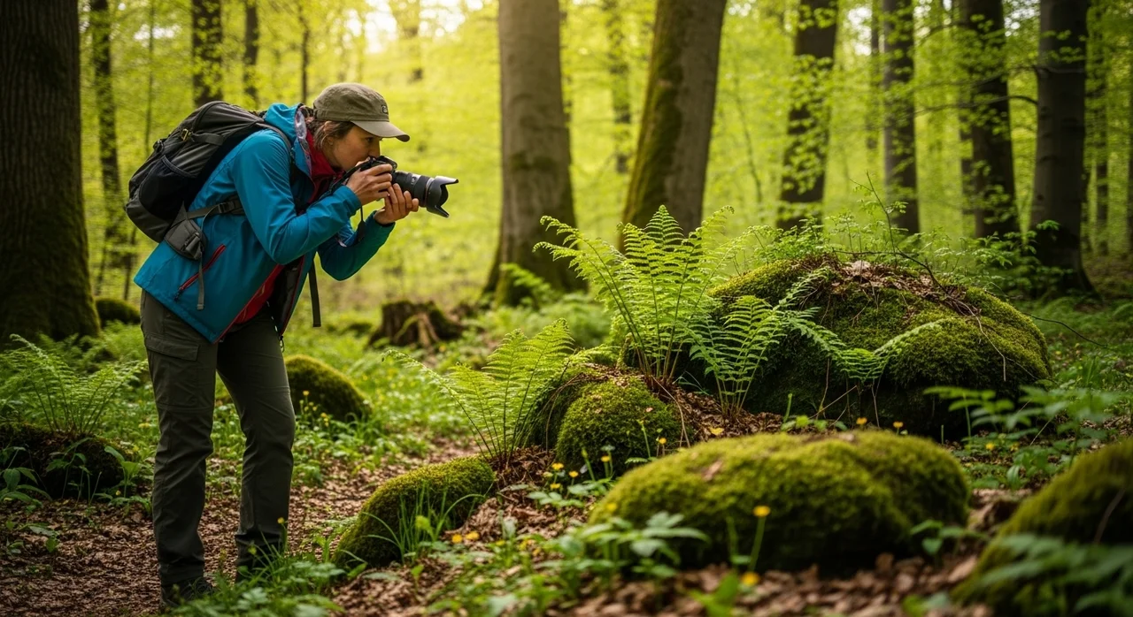 솔잎란 관찰을 위한 올바른 자세