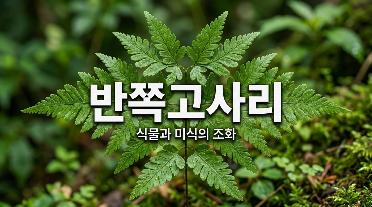 반쪽고사리 특징과 매력, 식물과 카페 메뉴에서 찾는 특별함