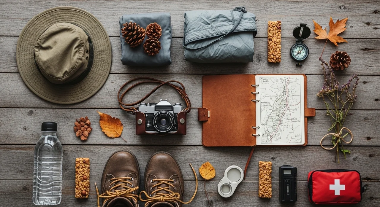 흰참꽃나무 관찰을 위한 준비물