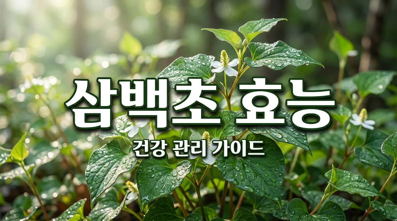 삼백초 효능과 먹는법, 건강을 지키는 자연의 선물 알아보기