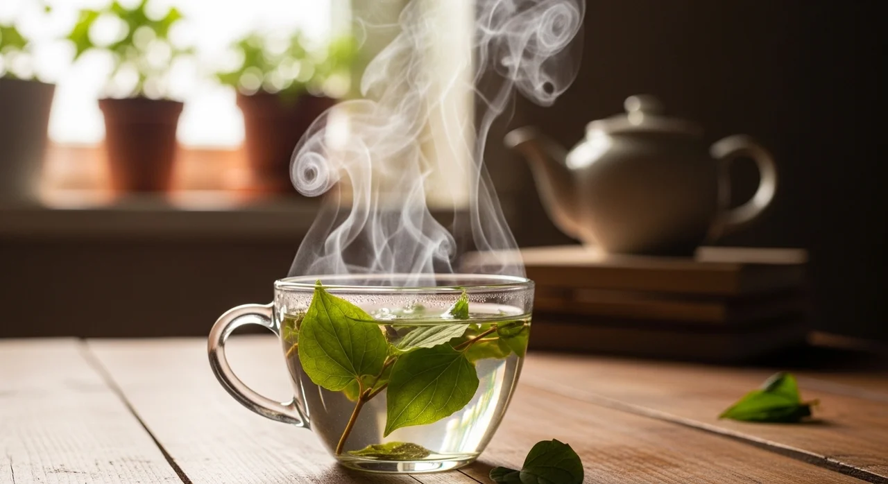 집에서 간편하게 삼백초 차 마시는 방법