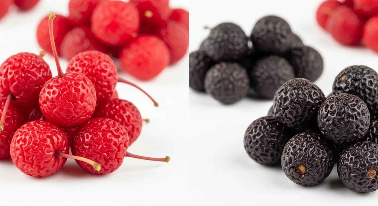 일반 오미자와 흑오미자, 무엇이 다를까요?