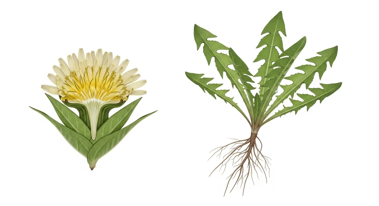 좀민들레와 서양민들레 한눈에 비교하기