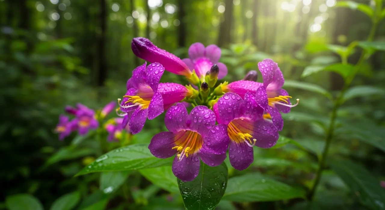 연잎꿩의다리, 자연이 주는 평안함