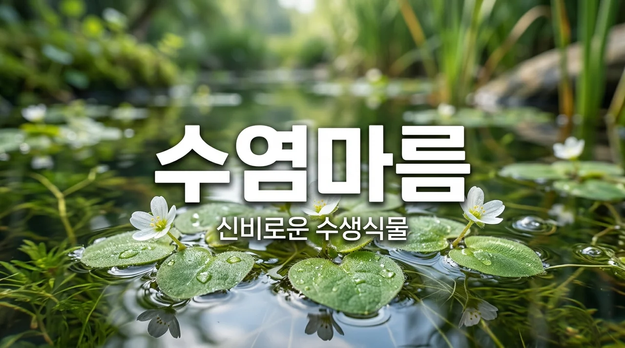 수염마름 생태계와 특징: 물속에서 피어나는 신비로운 꽃