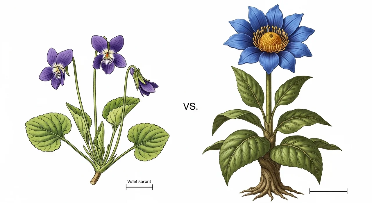 왕제비꽃과 일반 제비꽃 어떻게 다를까?
