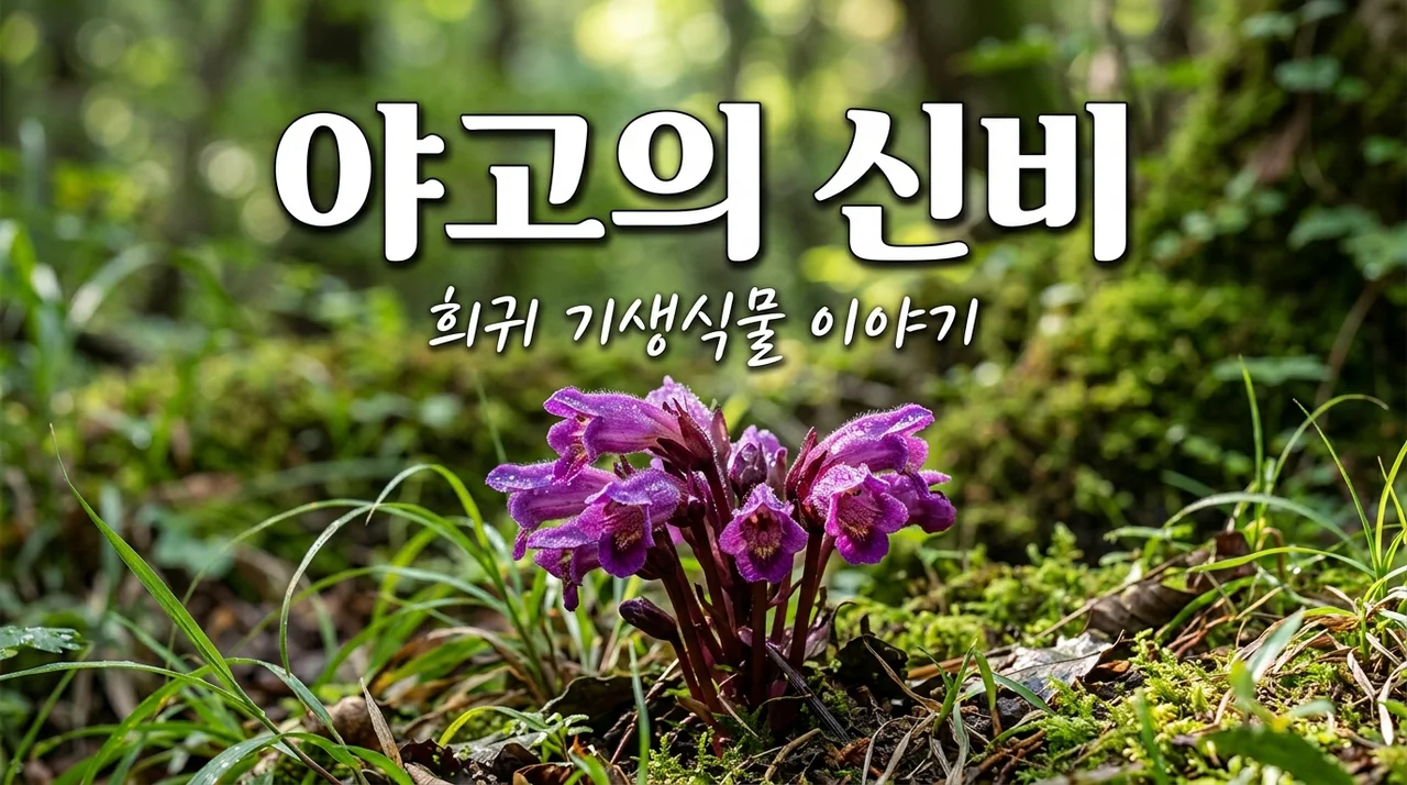 야고 식물 특징과 꽃말, 아름답지만 희귀한 기생식물 이야기