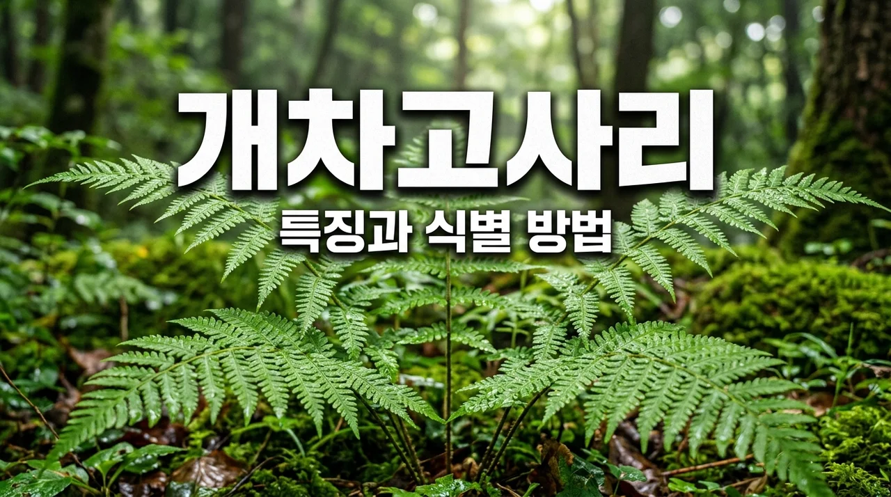 개차고사리 특징과 식별 방법: 꼬리고사리과의 매력
