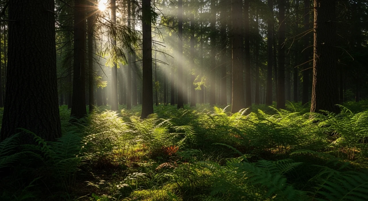 자연 속에서 고사리를 대하는 자세