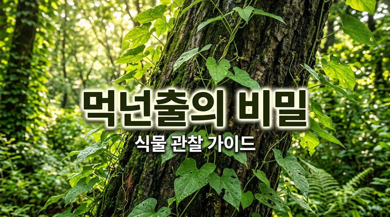 먹넌출 특징과 식별 방법: 숲속 숨은 매력 탐구하기