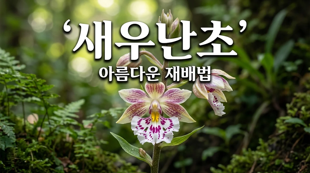새우난초 키우기부터 특징까지 완벽 정리, 우아한 매력에 빠져보세요