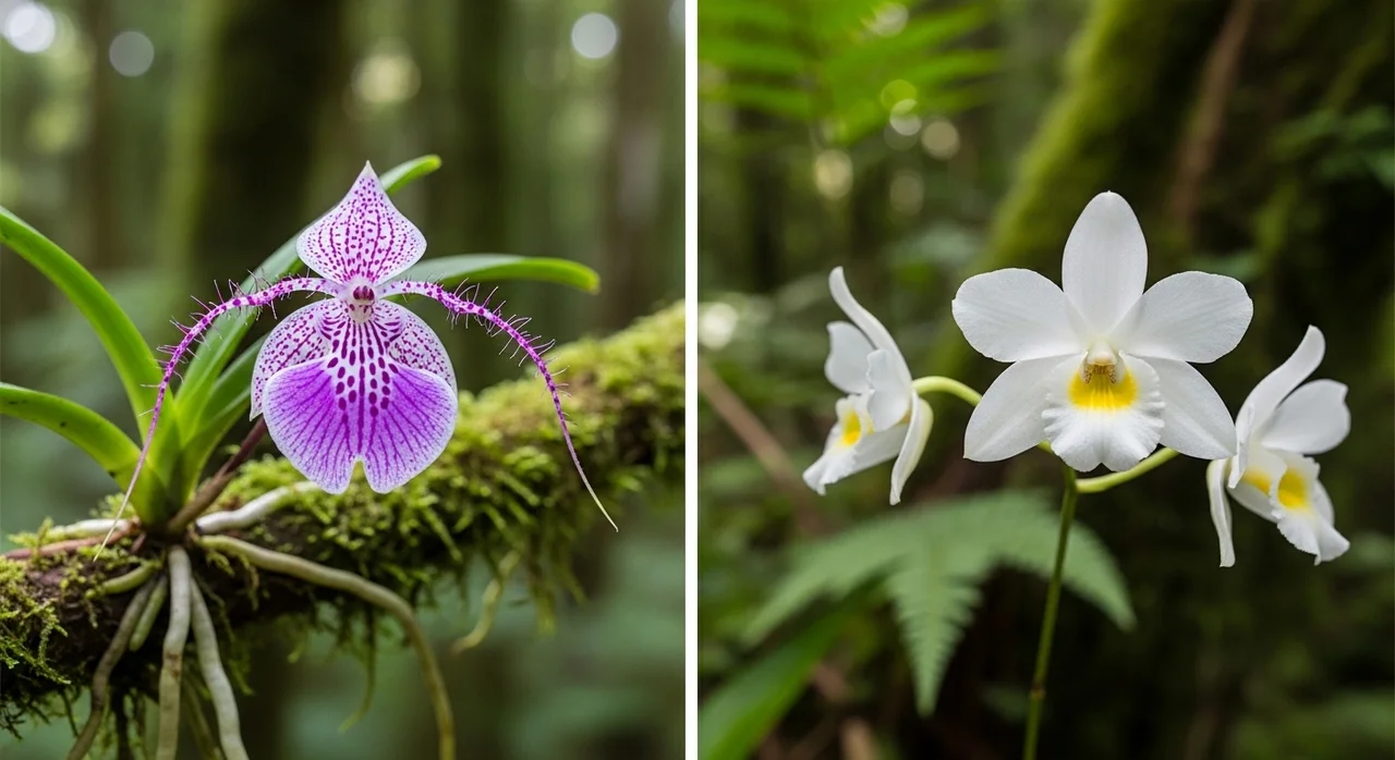 꼬마은난초 vs 은난초, 무엇이 다를까?