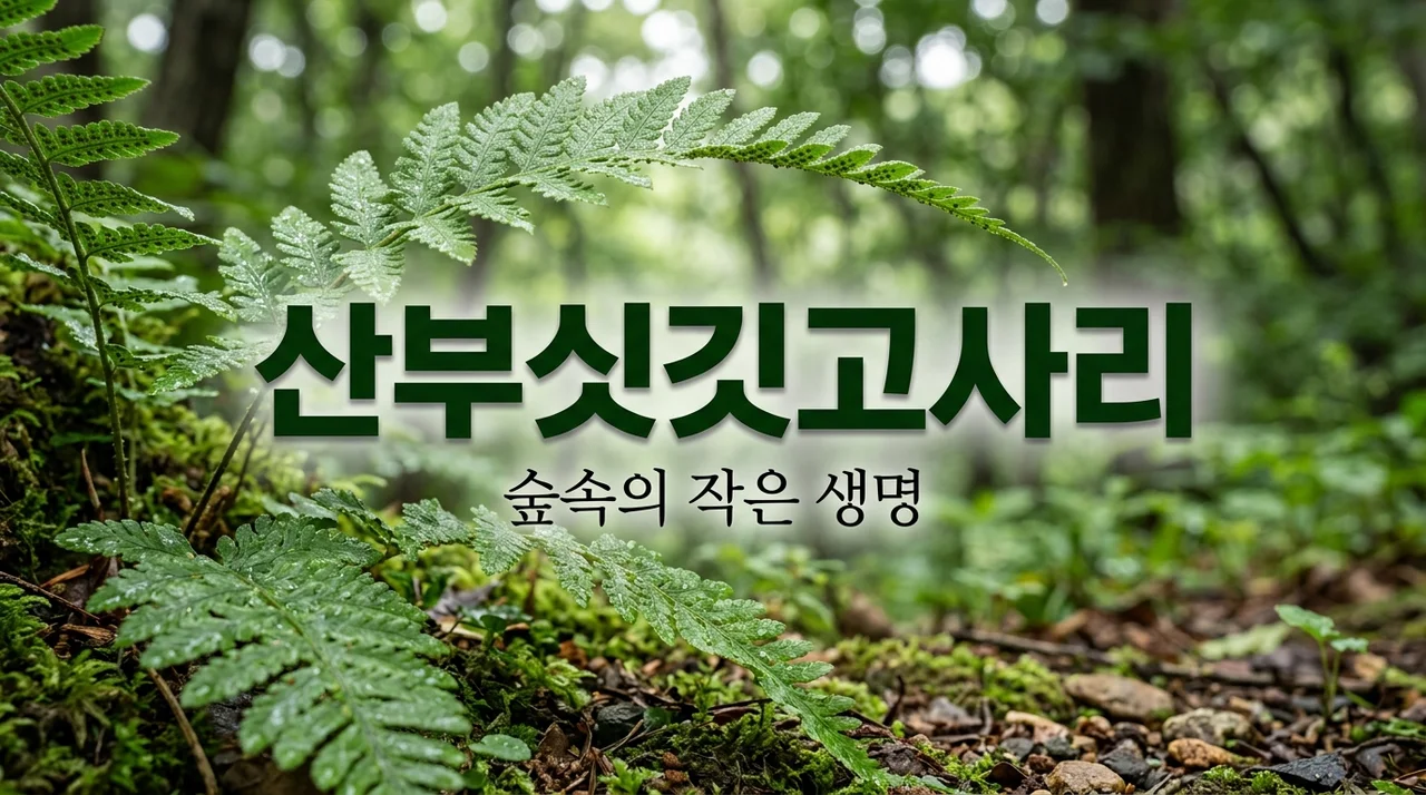 산부싯깃고사리 특징과 생태, 숲속의 작은 보물을 찾아서