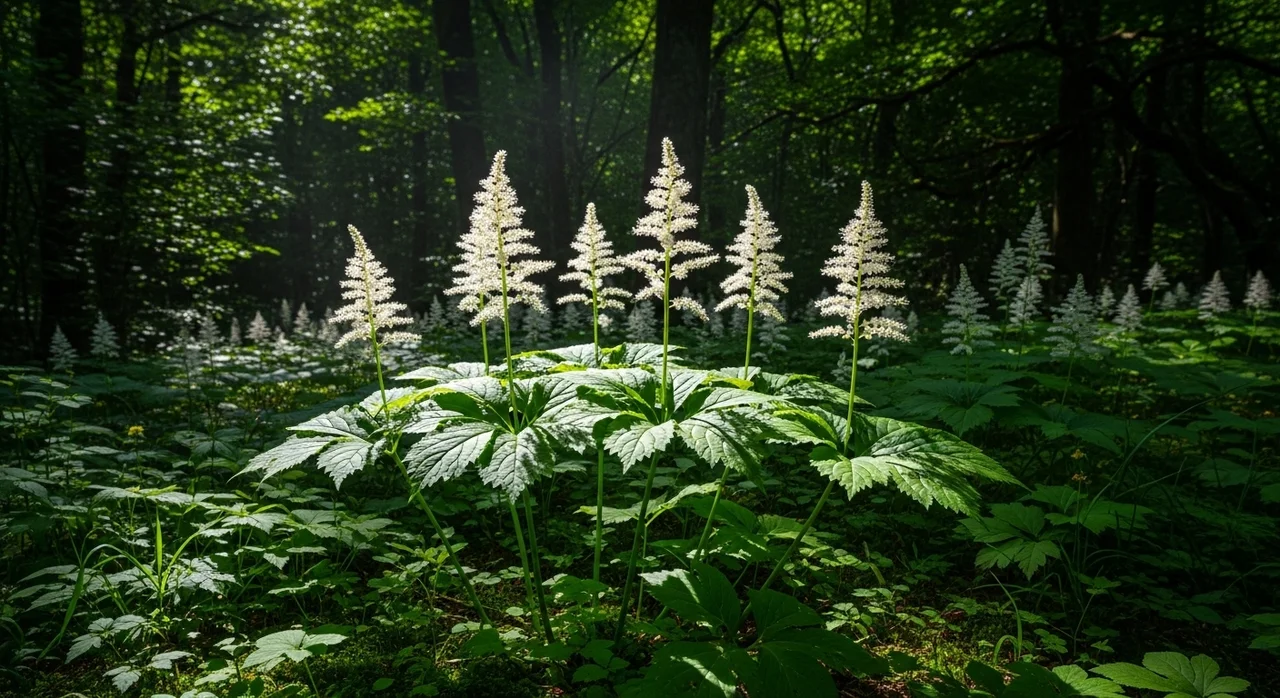 숲속의 은빛 촛대, 세잎승마를 아시나요?