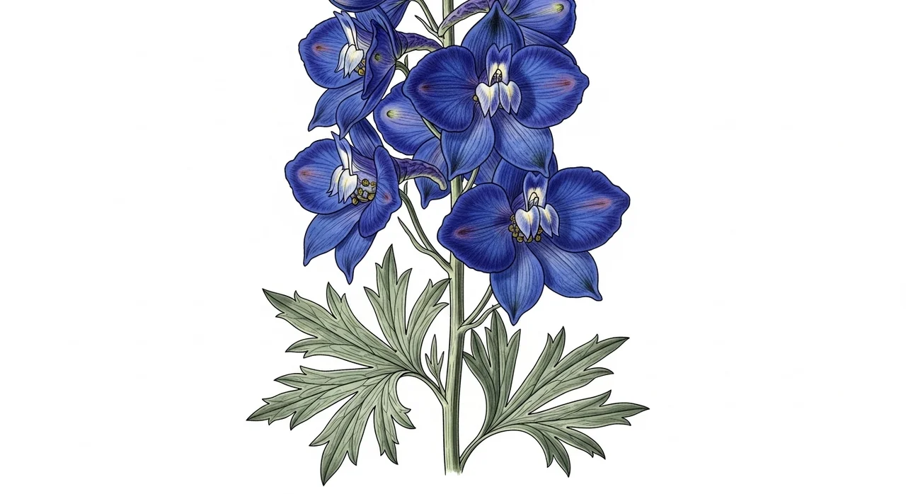 큰제비꼬깔과 델피니움의 관계 이해하기