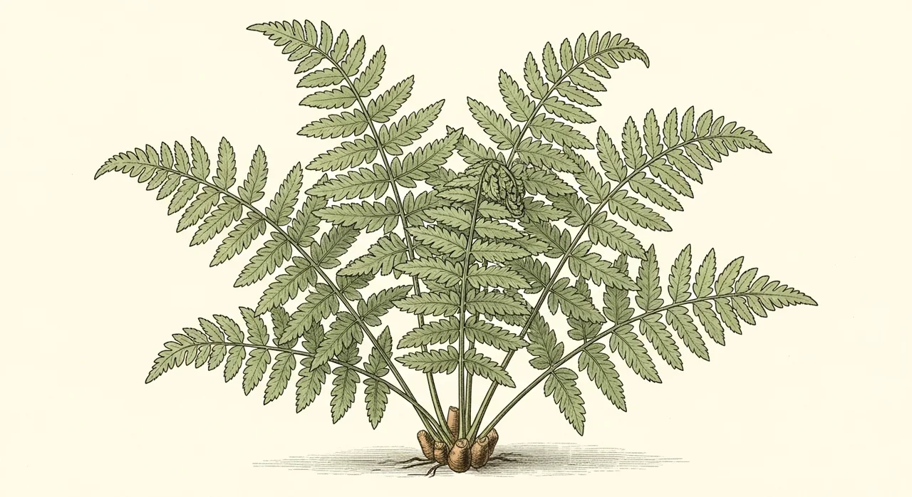 진퍼리개고사리 식별을 위한 주요 정보