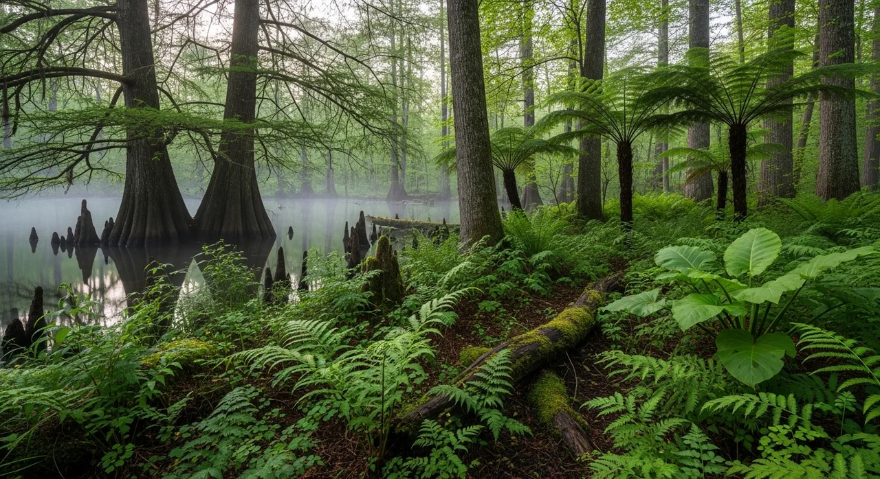 생태계 속의 진퍼리개고사리
