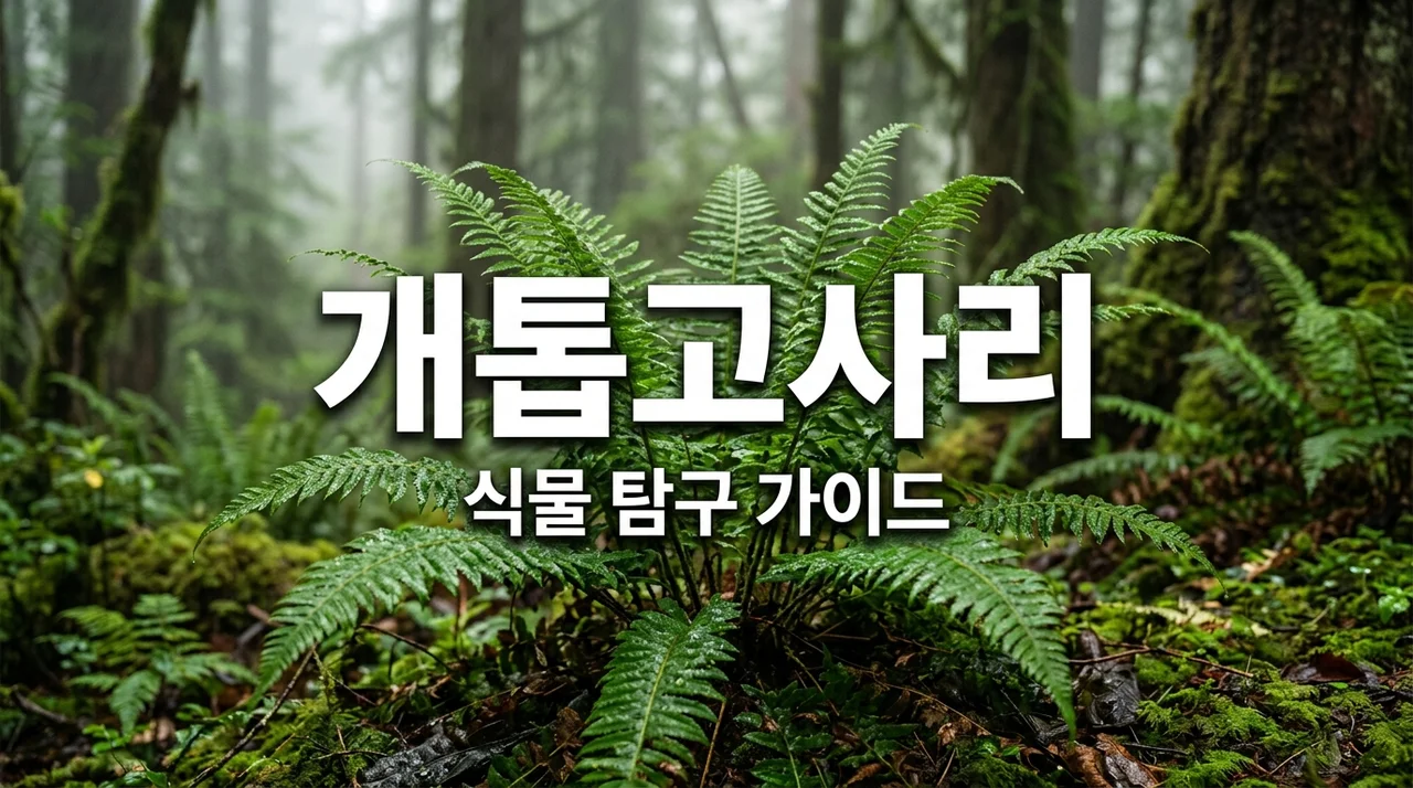개톱고사리 특징과 식별법: 숲속에서 만나는 특별한 양치식물