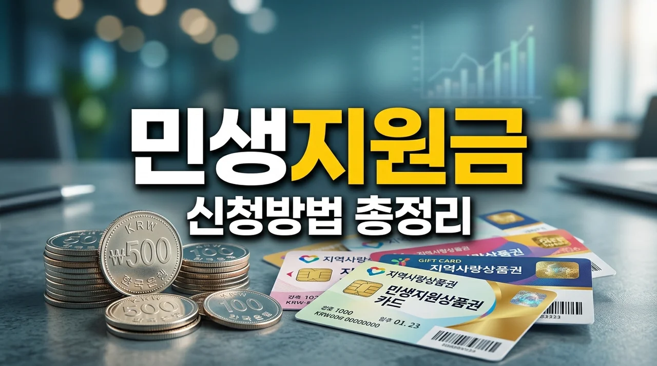 충남 민생지원금 신청 방법: 공주 논산 계룡 보령 지역상품권 혜택