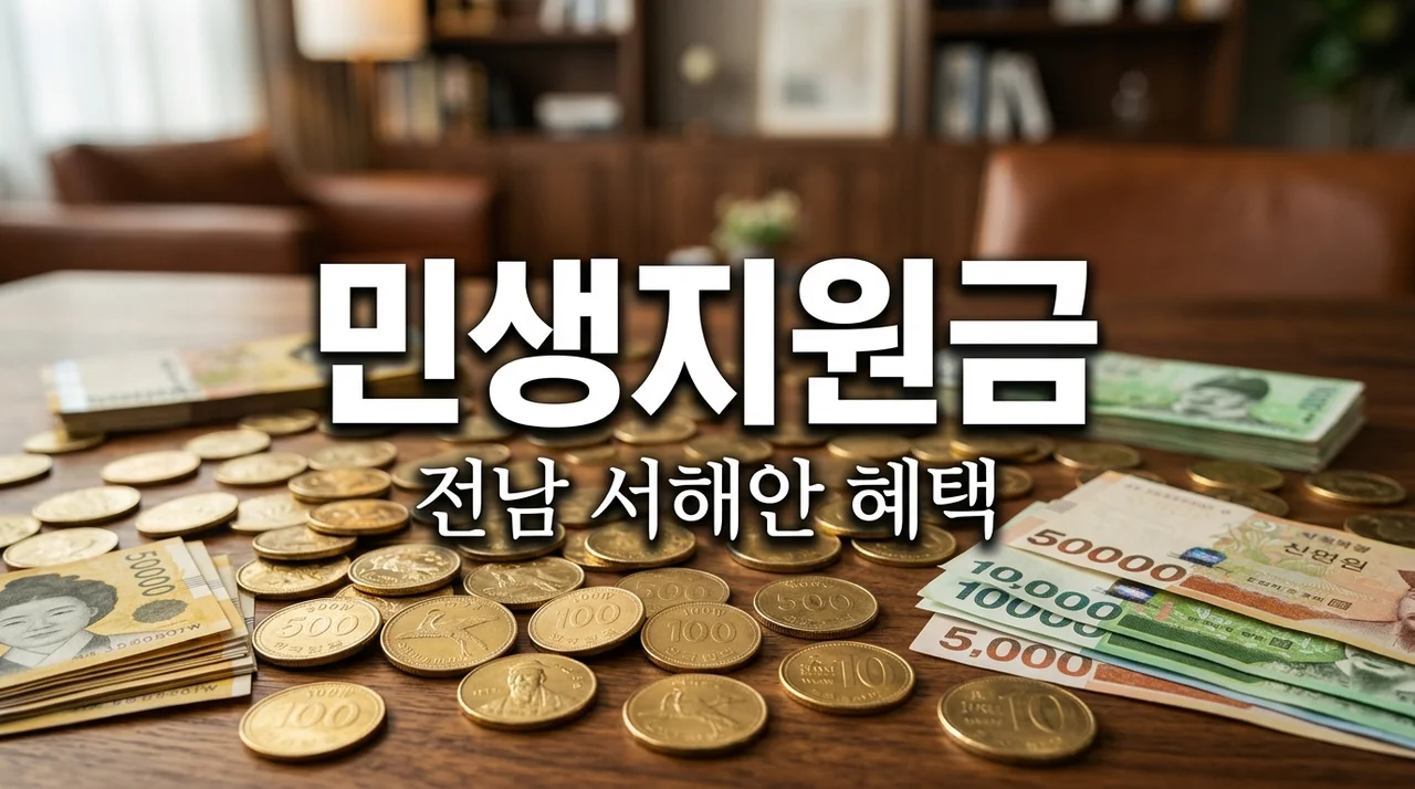 전남 서해안권 민생지원금 신청 방법: 무안 함평 영광 등 1인당 혜택