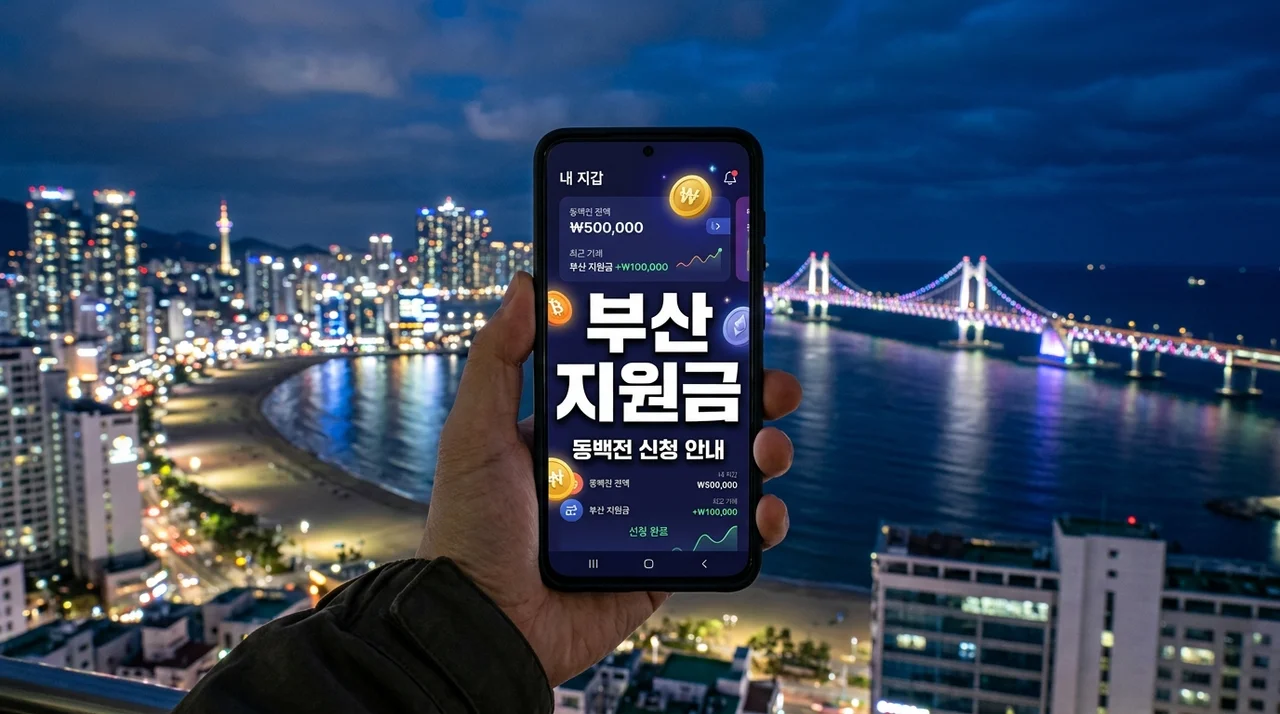 부산 동부권 민생지원금 동백전 신청법과 캐시백 혜택 총정리