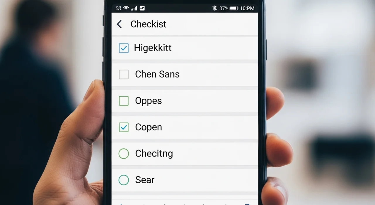 준비물 체크리스트: 신청 전 꼭 챙기세요