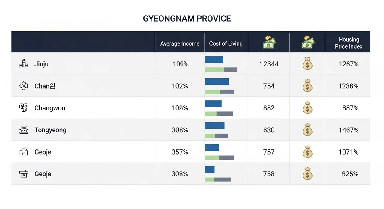 도시별 민생지원금 지급 기준 및 비교
