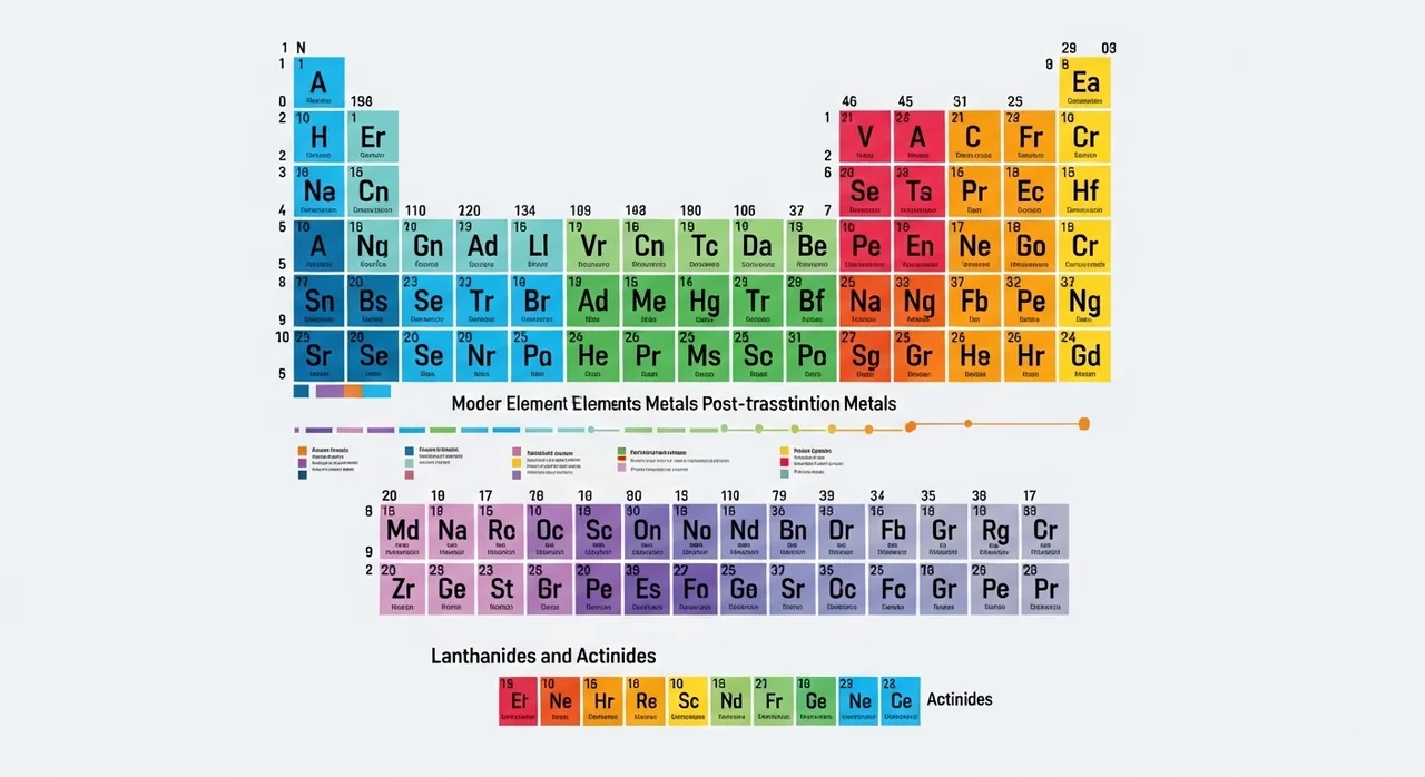 주기율표의 핵심 구성 요소 한눈에 보기