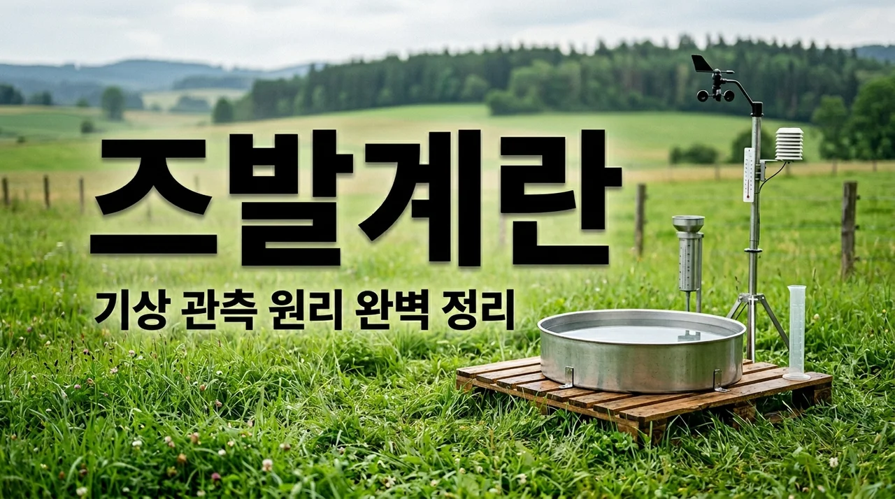 증발계란 무엇일까? 기상 관측의 필수 도구 완벽 정리
