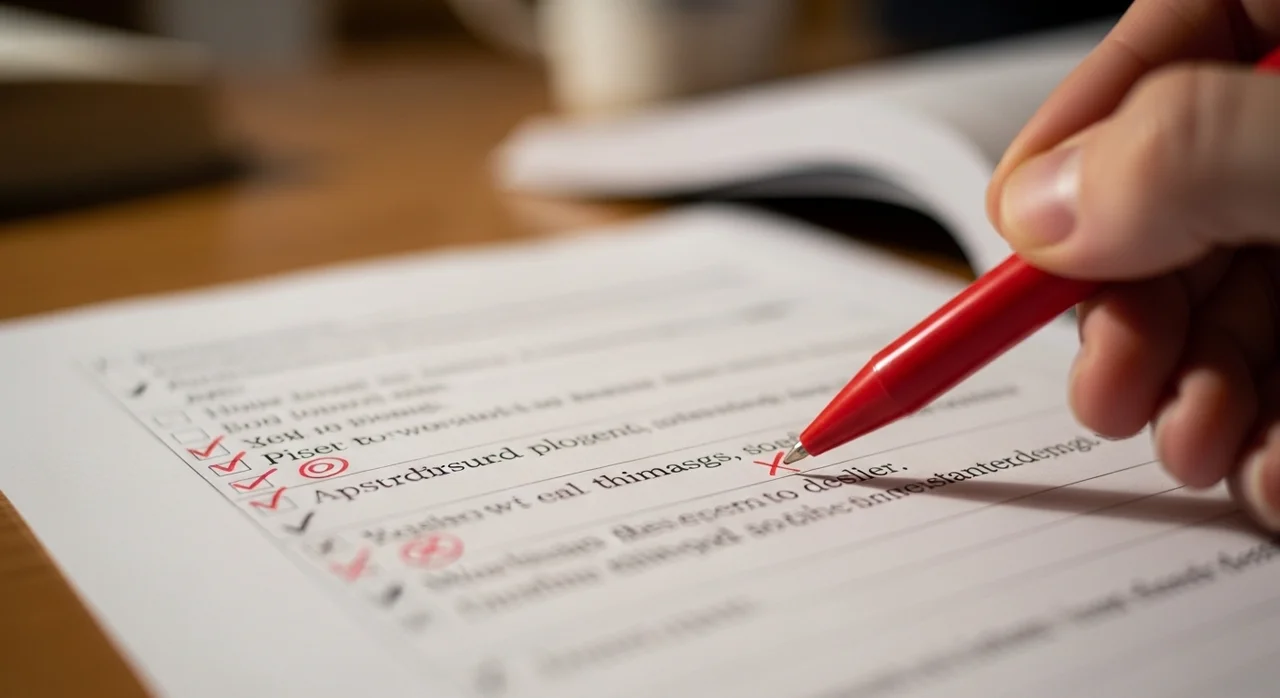 시험 전 꼭 확인해야 할 주의사항