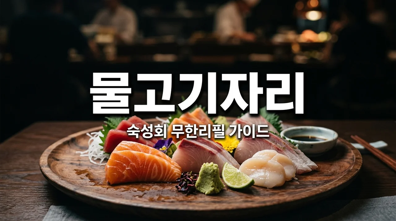 물고기자리 숙성회 무한리필, 가성비와 맛을 모두 잡은 성공적인 선택