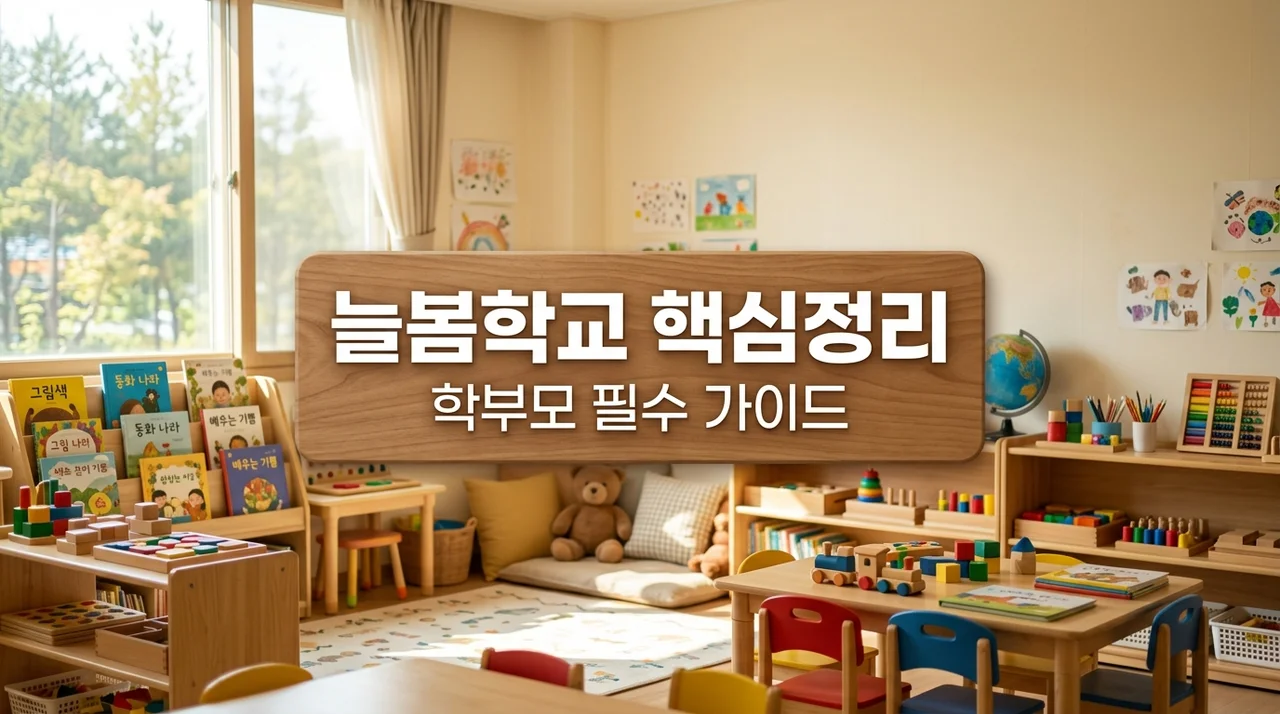 2026 늘봄학교 확대 시행: 학부모가 꼭 알아야 할 신청 시기와 혜택