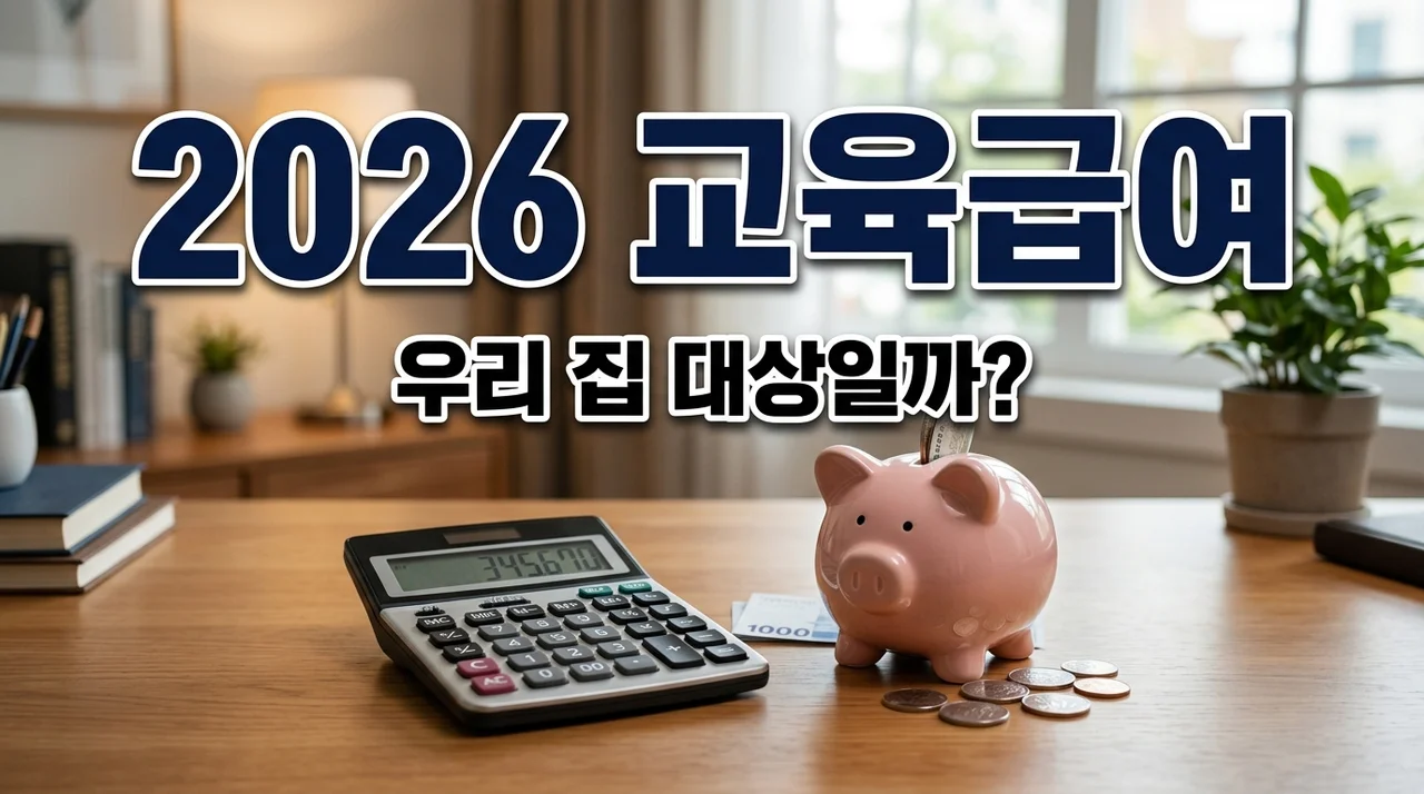 기준 중위소득 50% 인상! 2026년 우리 집도 교육급여 대상일까?