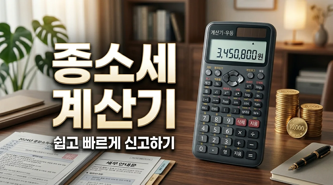종소세계산기 활용법: 5월 종합소득세 신고 쉽고 빠르게 끝내기