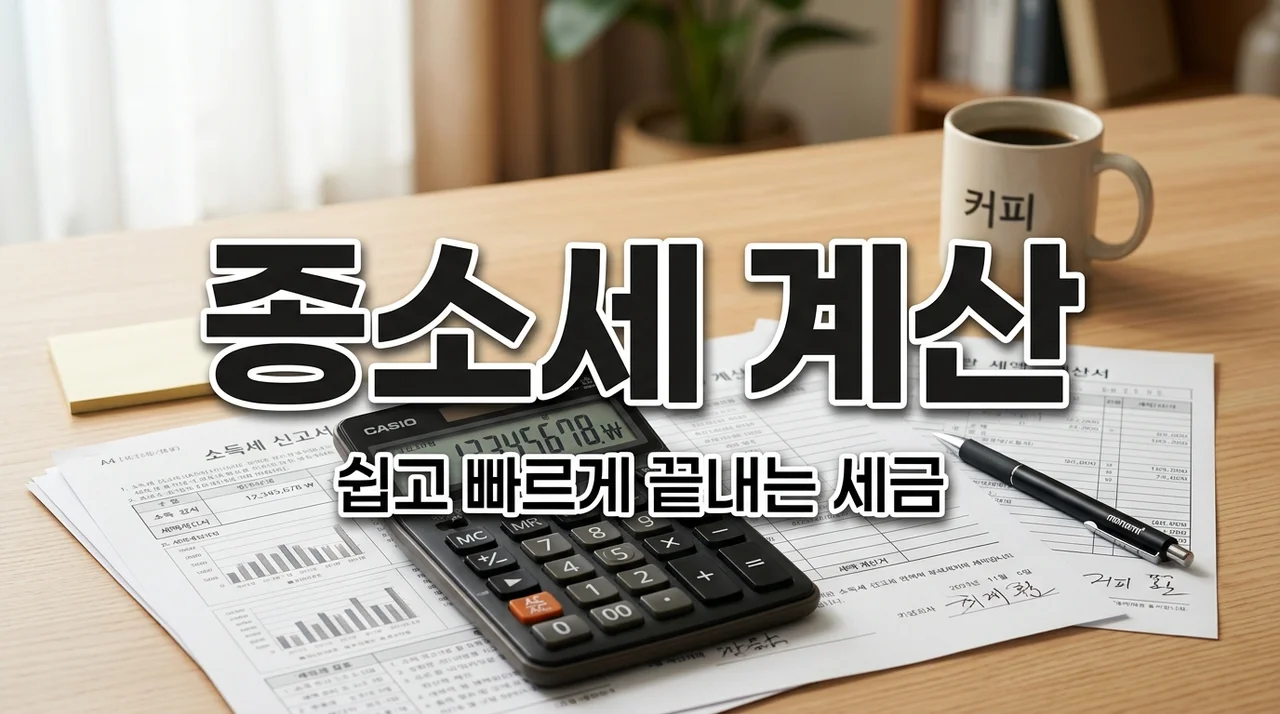 종합소득세 계산기 활용법: 2026년 세금 신고 간편하게 끝내기