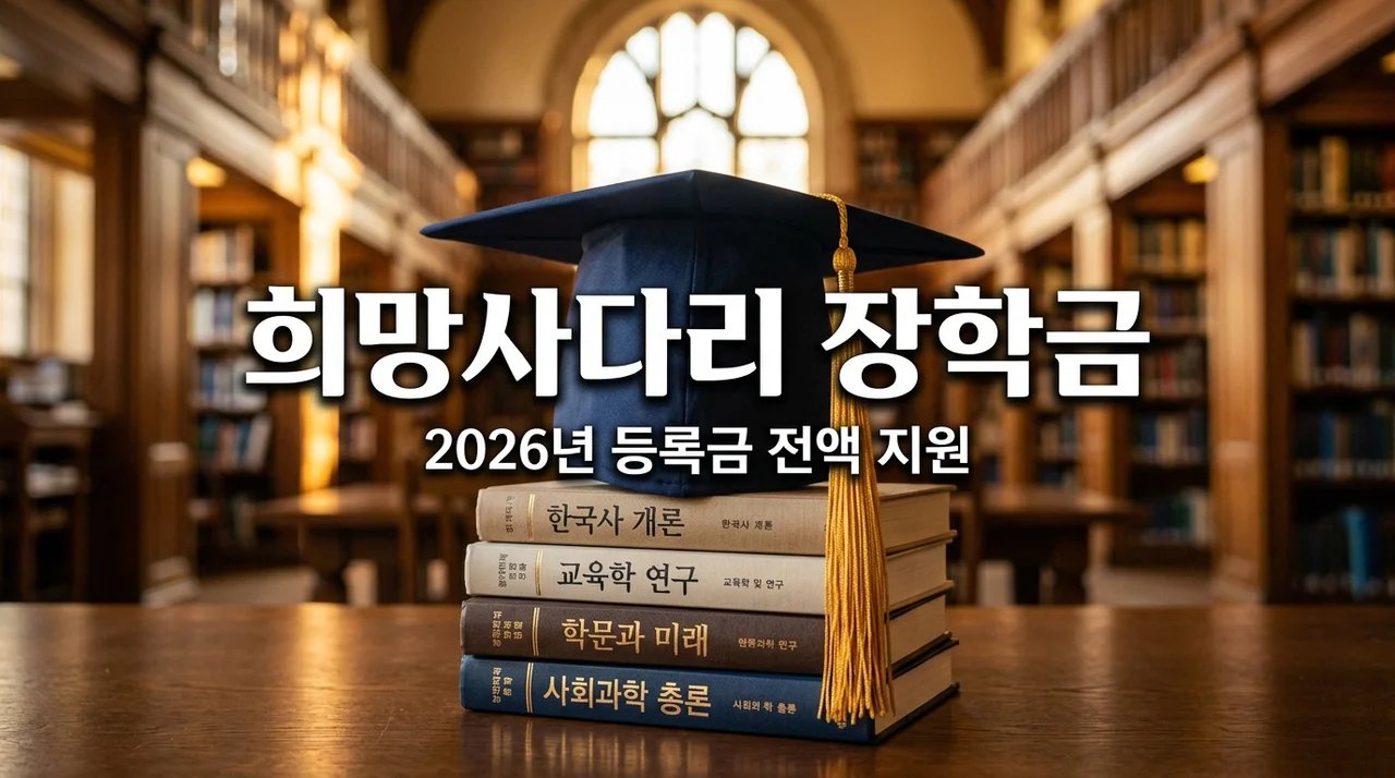 2026년 희망사다리 장학금(고졸 후학습자)으로 등록금 전액 지원받기