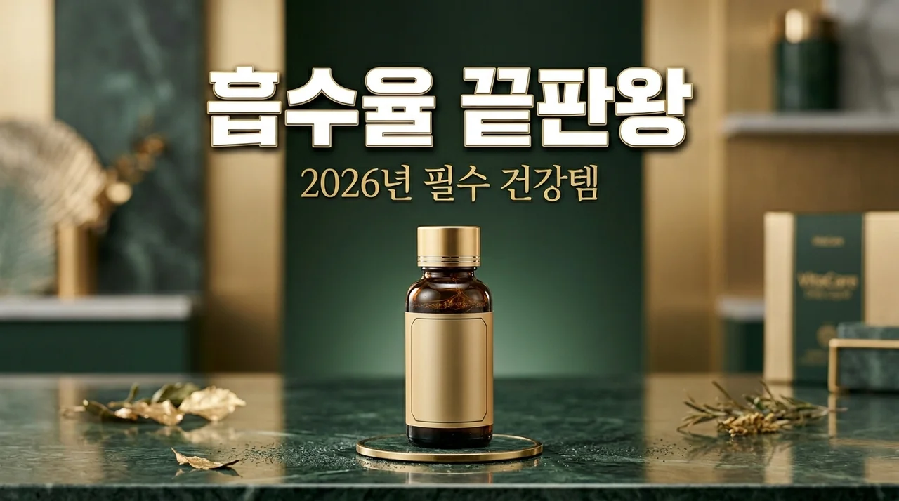 흡수율 끝판왕! 액상형 멀티비타민이 2026년 필수템이 된 이유
