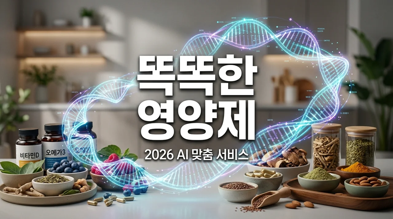 2026 트렌드: AI 맞춤형 영양제 추천 서비스 현명하게 이용하기