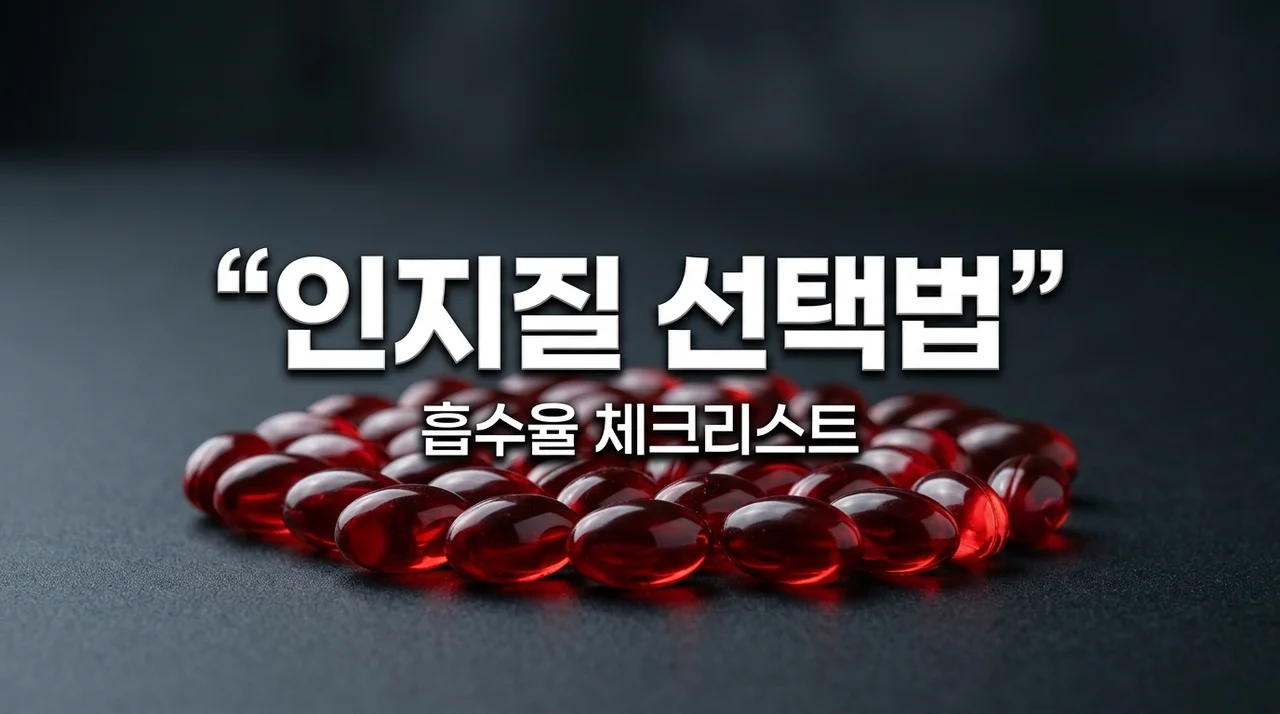 인지질 오메가3 크릴오일 고르는 법, 흡수율 높이는 3가지 핵심 기준