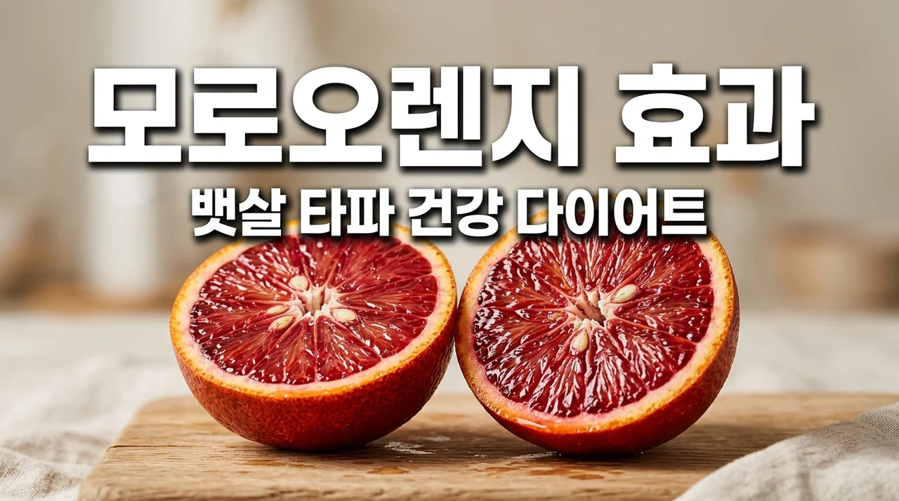 다이어트 신소재 모로오렌지 추출물, 뱃살 감소 효과와 섭취 팁
