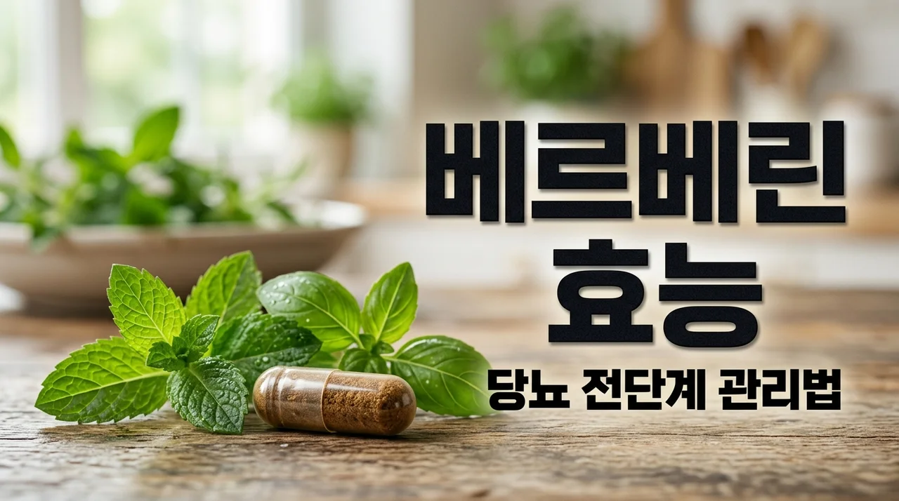 당뇨 전단계 필독! 베르베린 효능과 위장 장애 대처법 완벽 정리