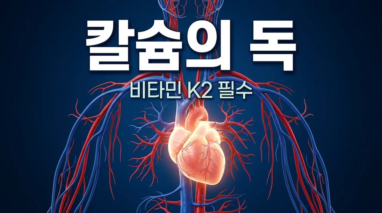 비타민 K2가 없으면 칼슘은 독이다? 혈관 석회화 방지법