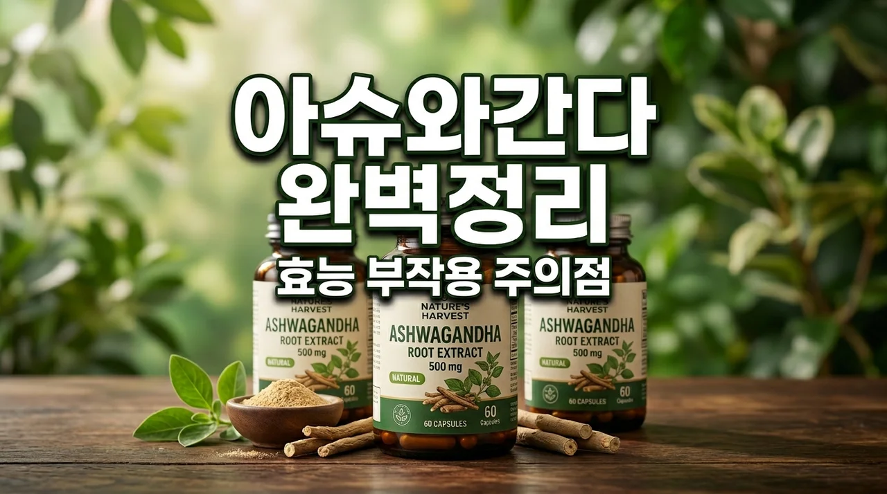 아슈와간다 효능과 졸음 부작용, 스트레스 해방을 위한 가이드