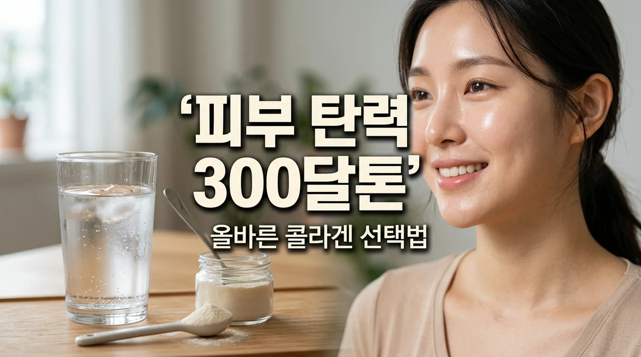 피부 탄력의 핵심 '저분자 피쉬 콜라겐' 300달톤 확인하셨나요?