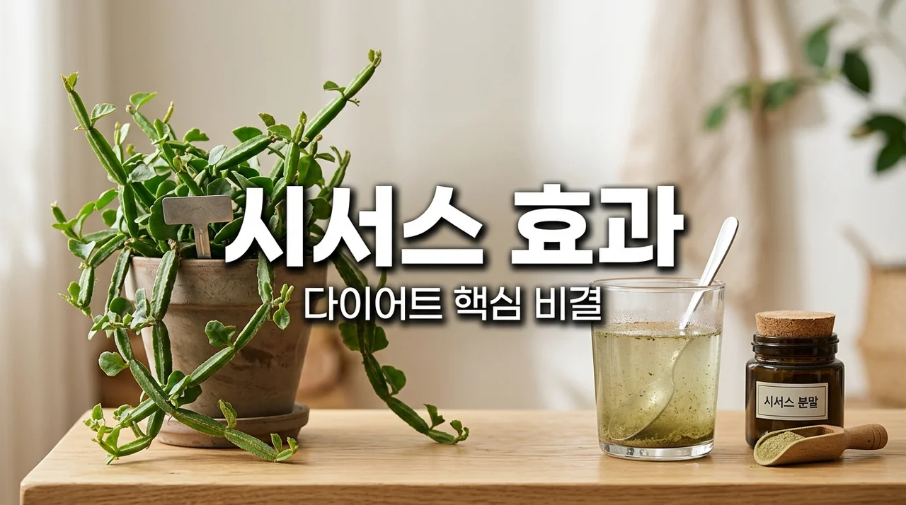 2026년 인기 급상승 '시서스' 가루, 연예인 다이어트 비결과 부작용