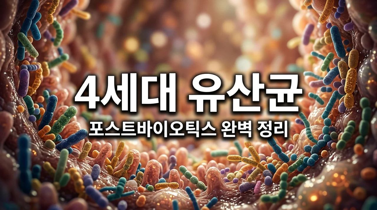 포스트바이오틱스 4세대 유산균, 장 건강 그 이상의 핵심 이유