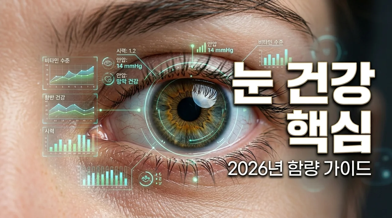 수험생 눈 건강 지키는 '루테인 지아잔틴' 2026년 최신 함량 기준