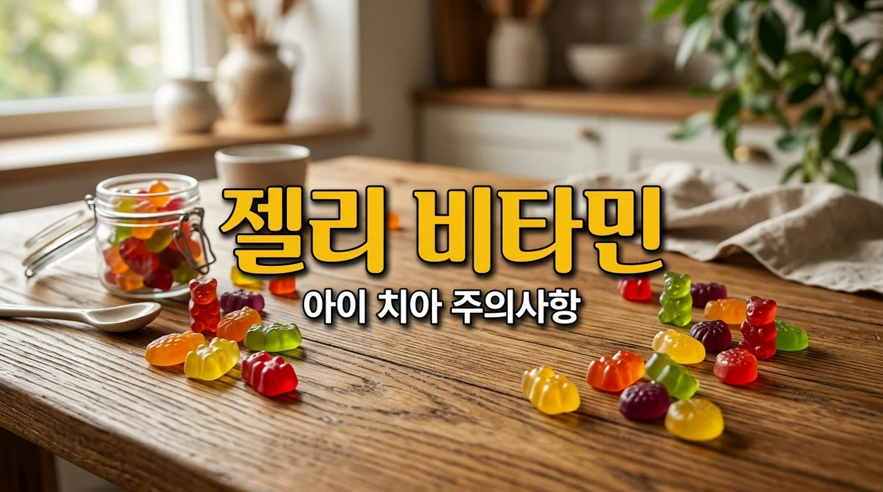 초등학생 비타민C 젤리, 당 함량과 치아 부식 부작용 주의사항