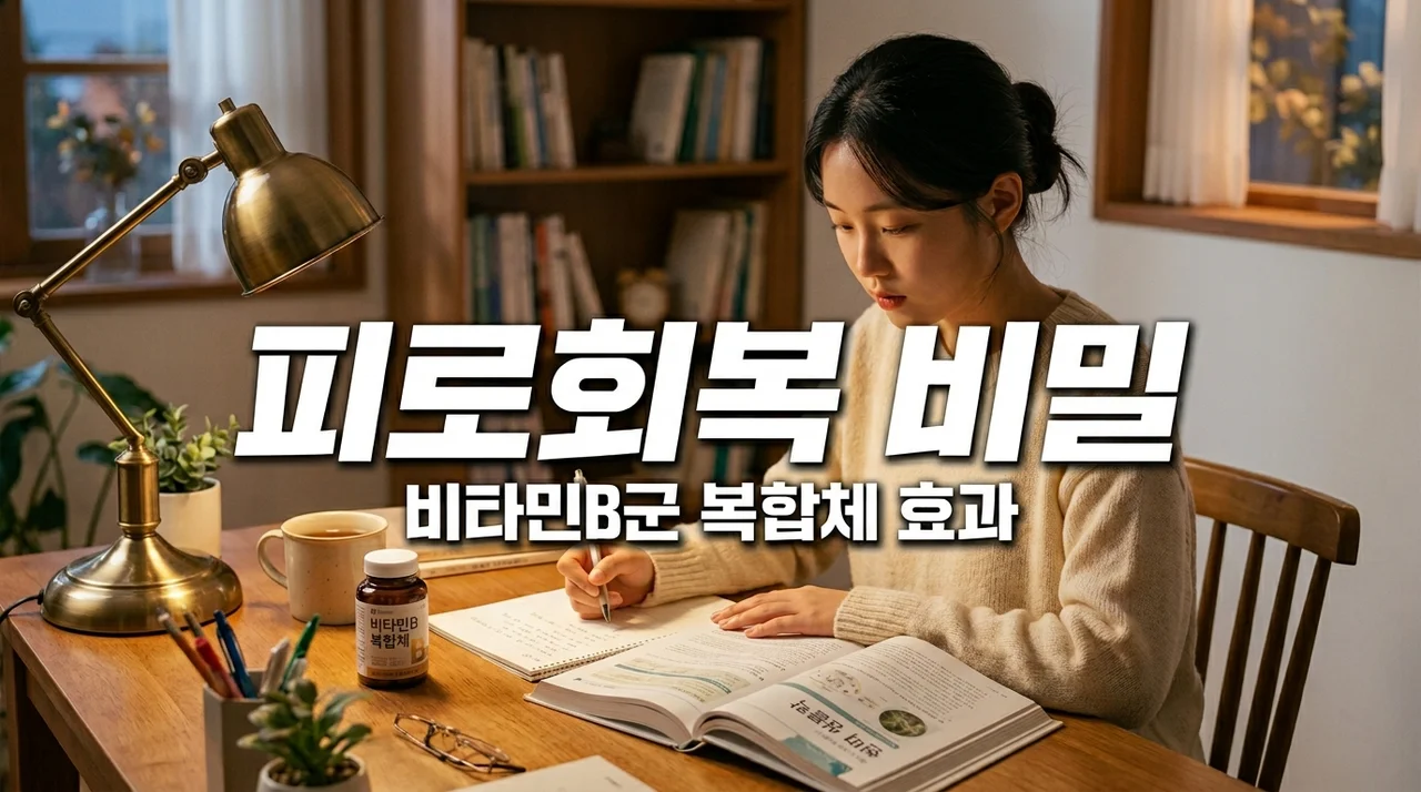 수험생 피로회복제 비타민B군 복합체, 대사 활성화의 비밀