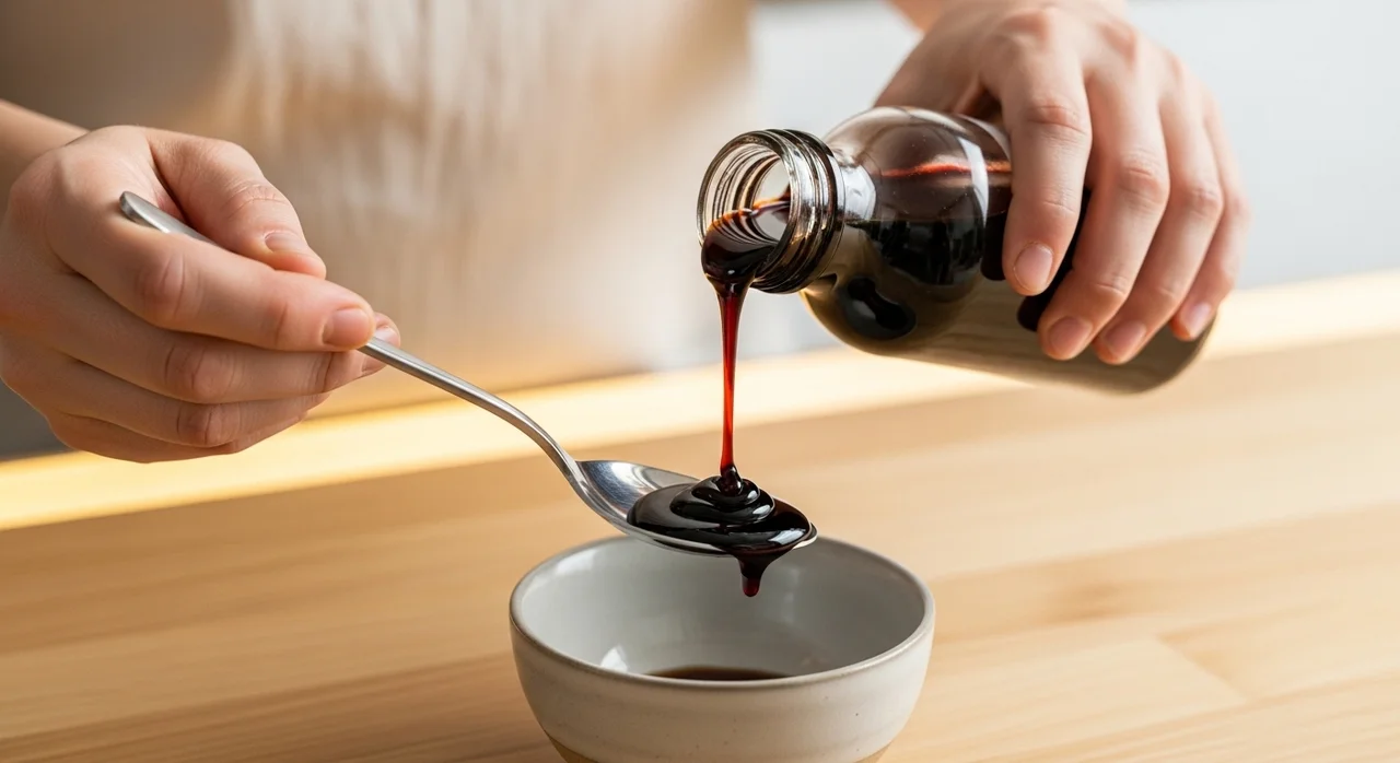 올바른 엘더베리 시럽 섭취 방법 3단계